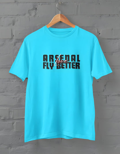 Arsenal Love T-Shirt for Men Sky Blue