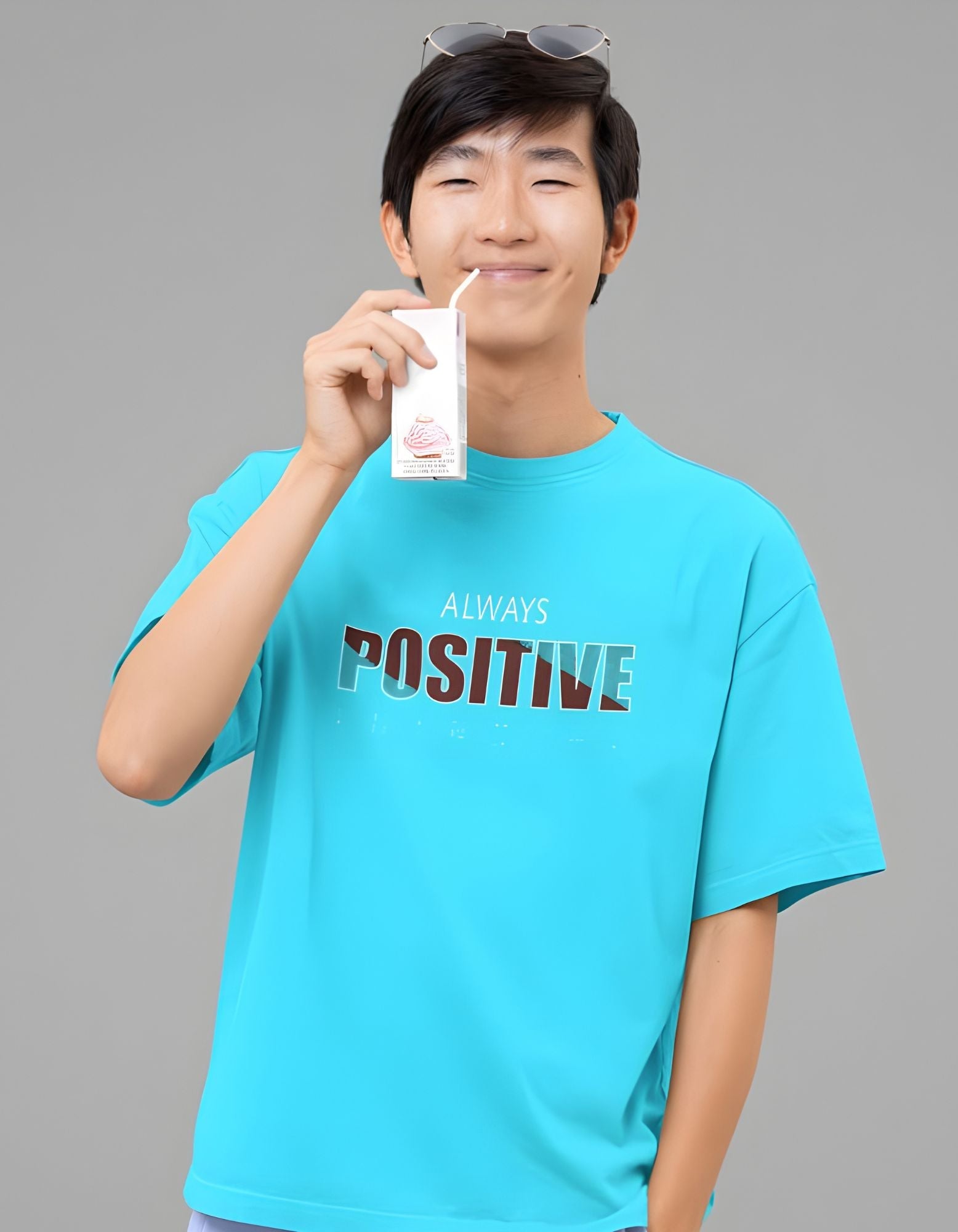 Always Positive Oversized T-shirt for Men