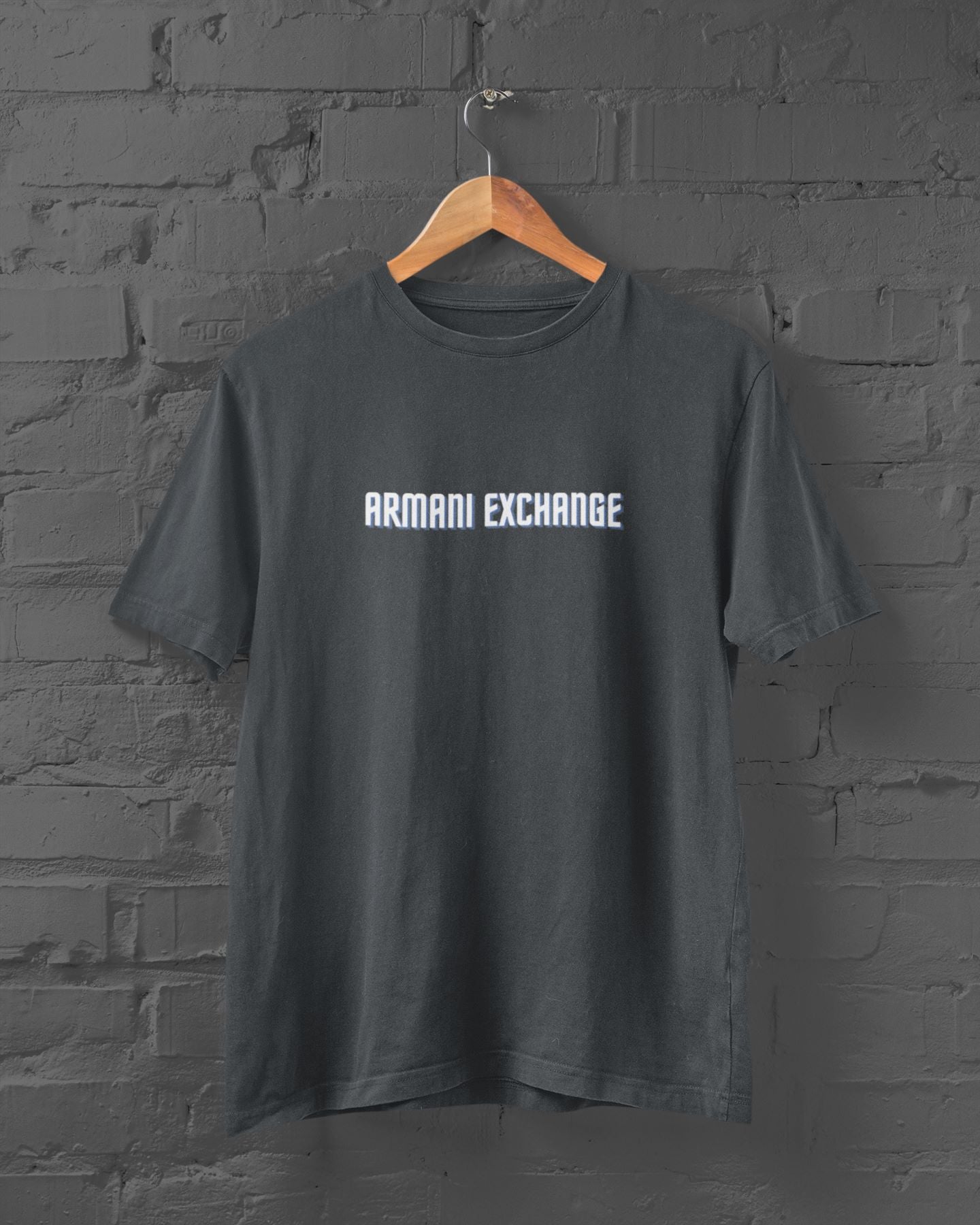 Armani Exchange Printed Steel Grey t-shirt