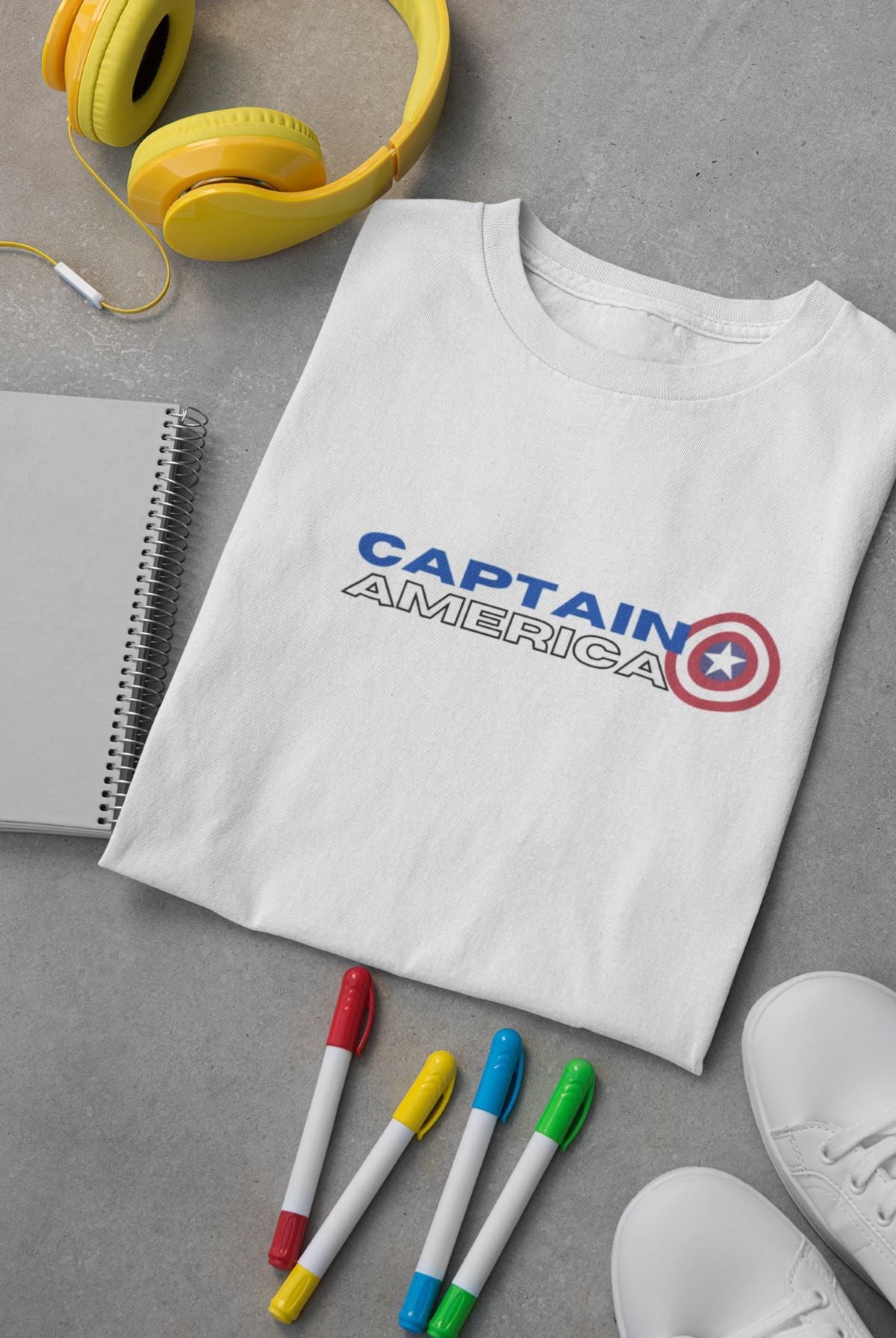 Captain America Kid's T-Shirt White