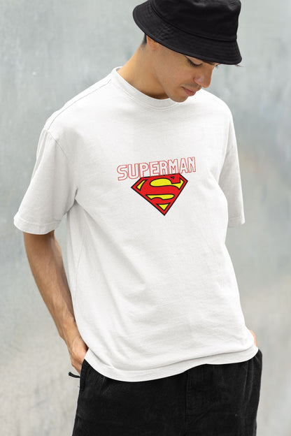 Superman Superhero Oversized T-shirt for Men