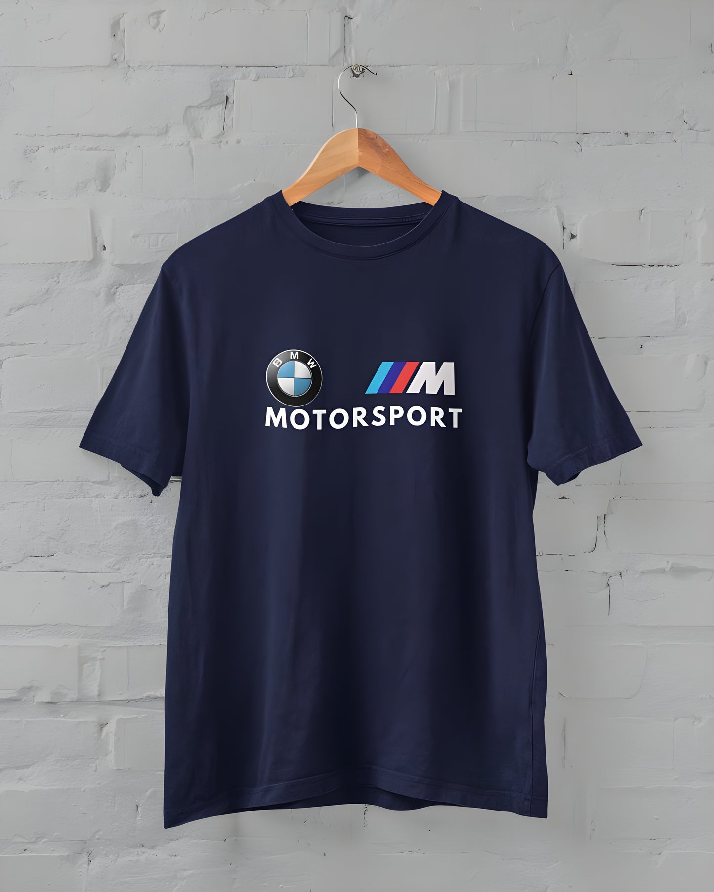 BMW Motorsport Printed Half Sleeve T-Shirt for Men