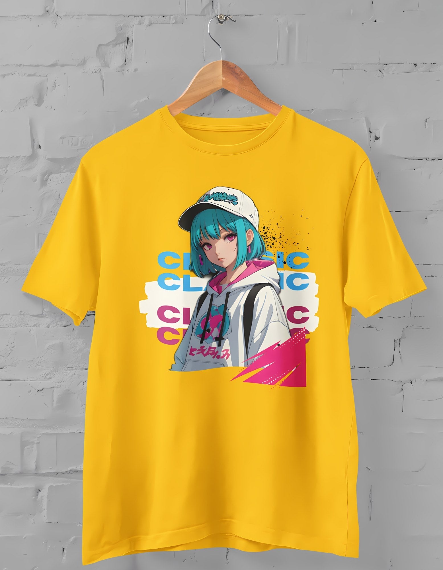 Anime Classic Streetwear Half Sleeve T-Shirt for Men