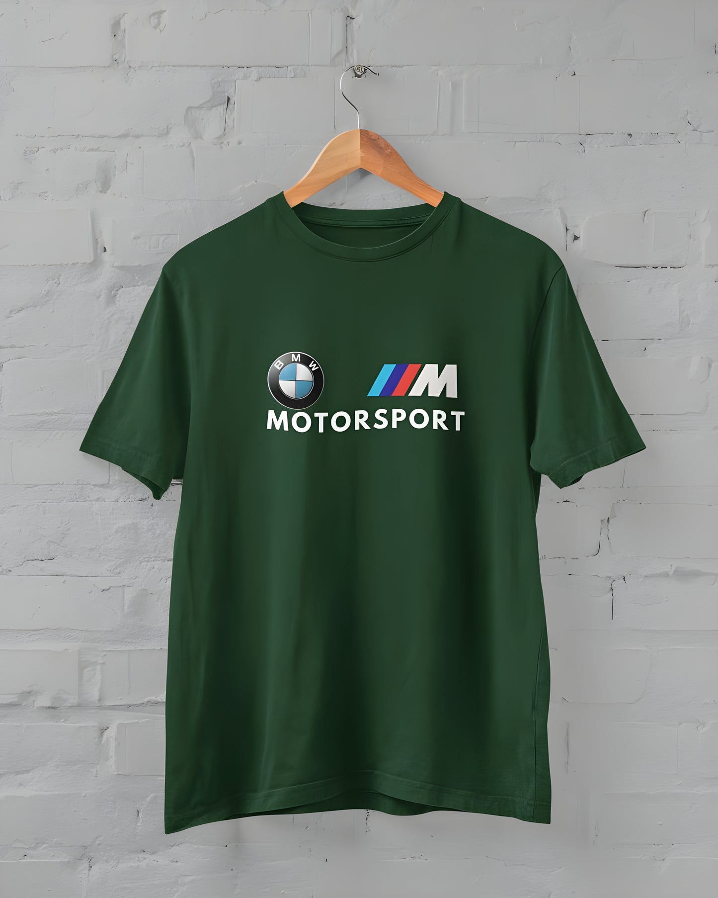 BMW Motorsport Printed Half Sleeve T-Shirt for Men