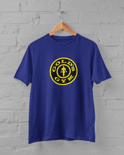 Gold GYM Printed Half Sleeve T-shirt for Men