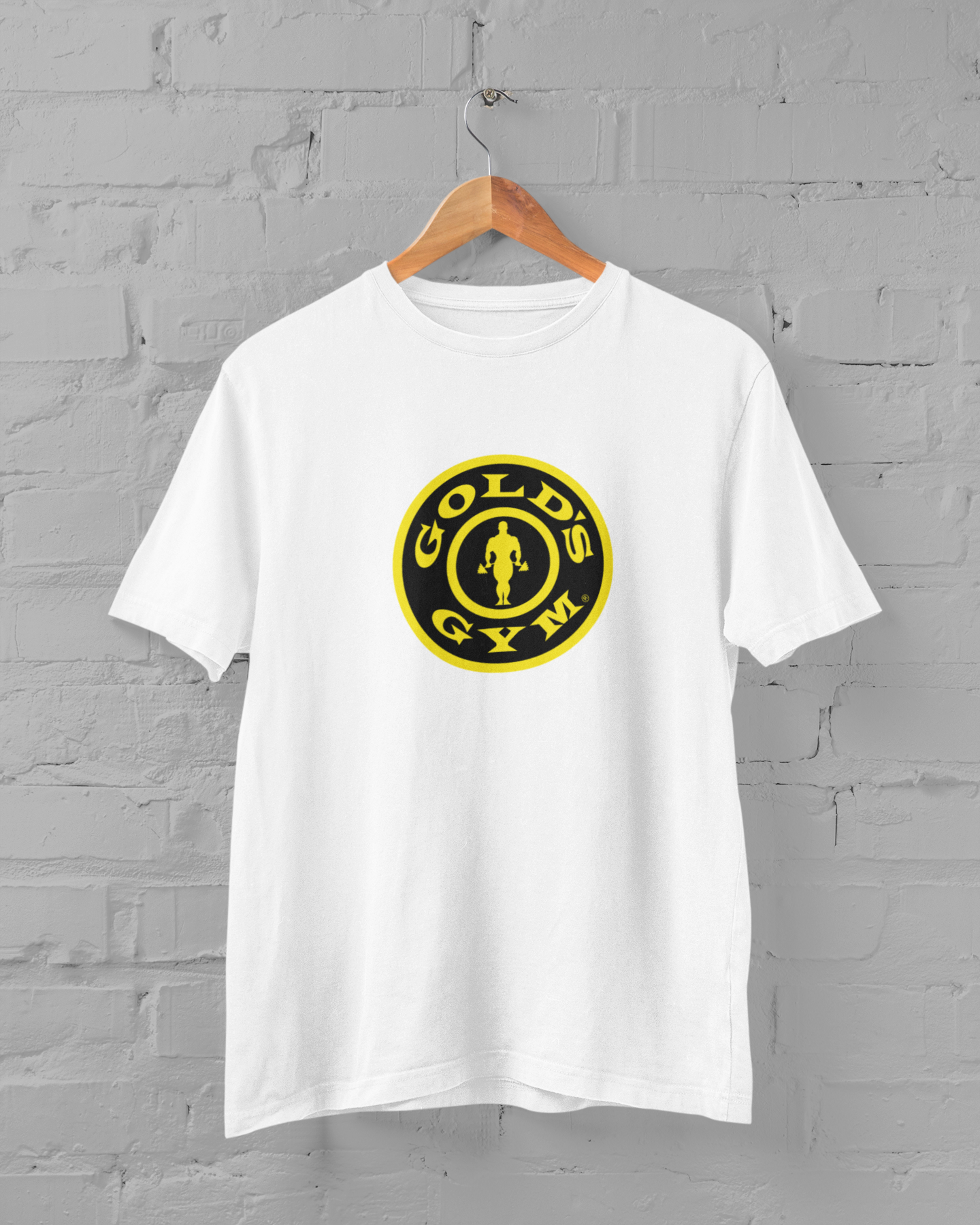 Gold GYM Printed Half Sleeve T-shirt for Men