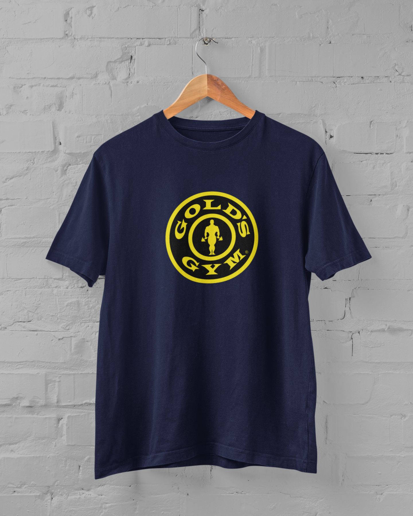 Gold GYM Printed Half Sleeve T-shirt for Men
