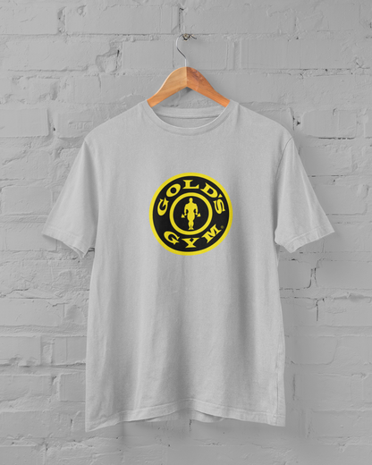 Gold GYM Printed Half Sleeve T-shirt for Men