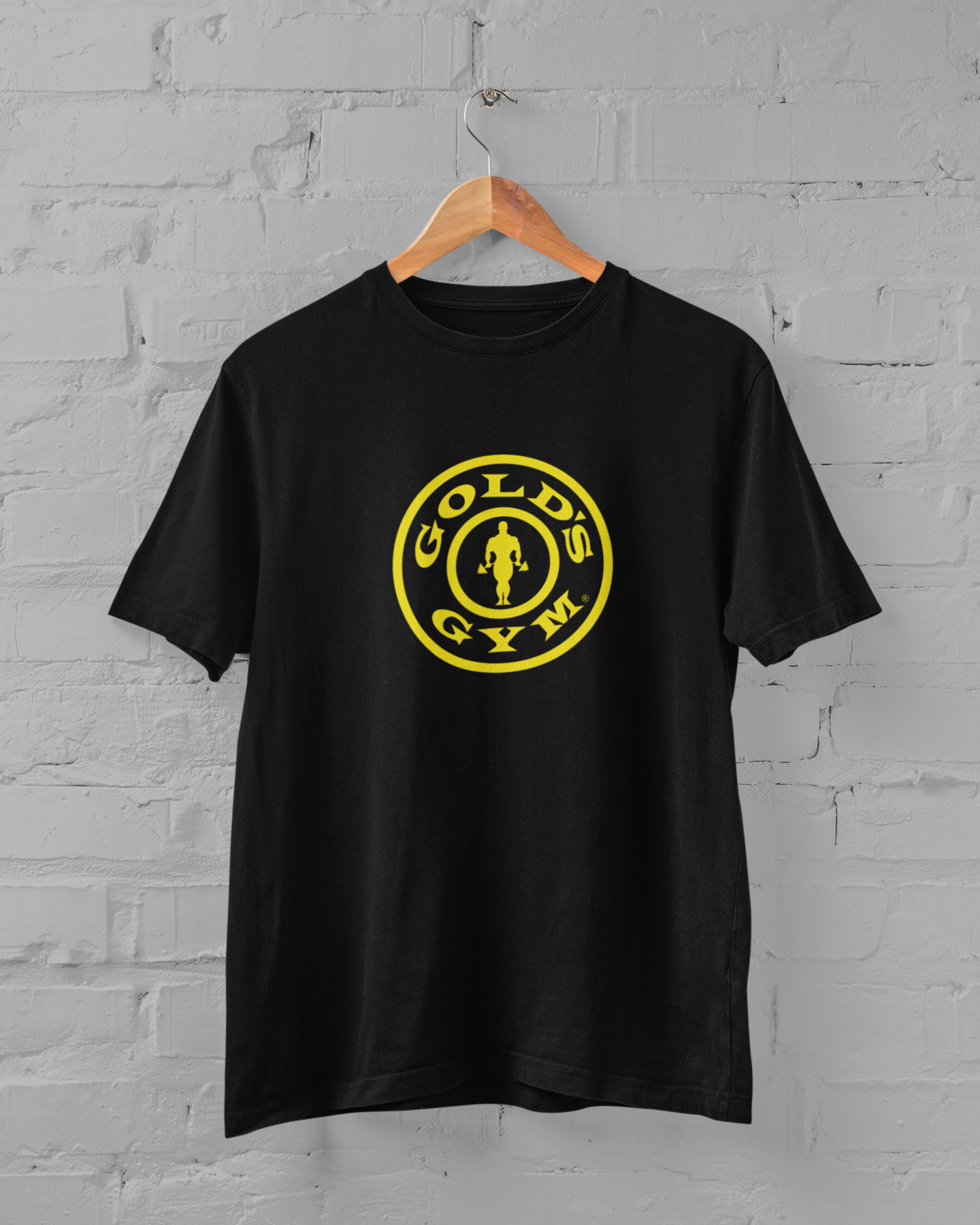 Gold GYM Printed Half Sleeve T-shirt for Men
