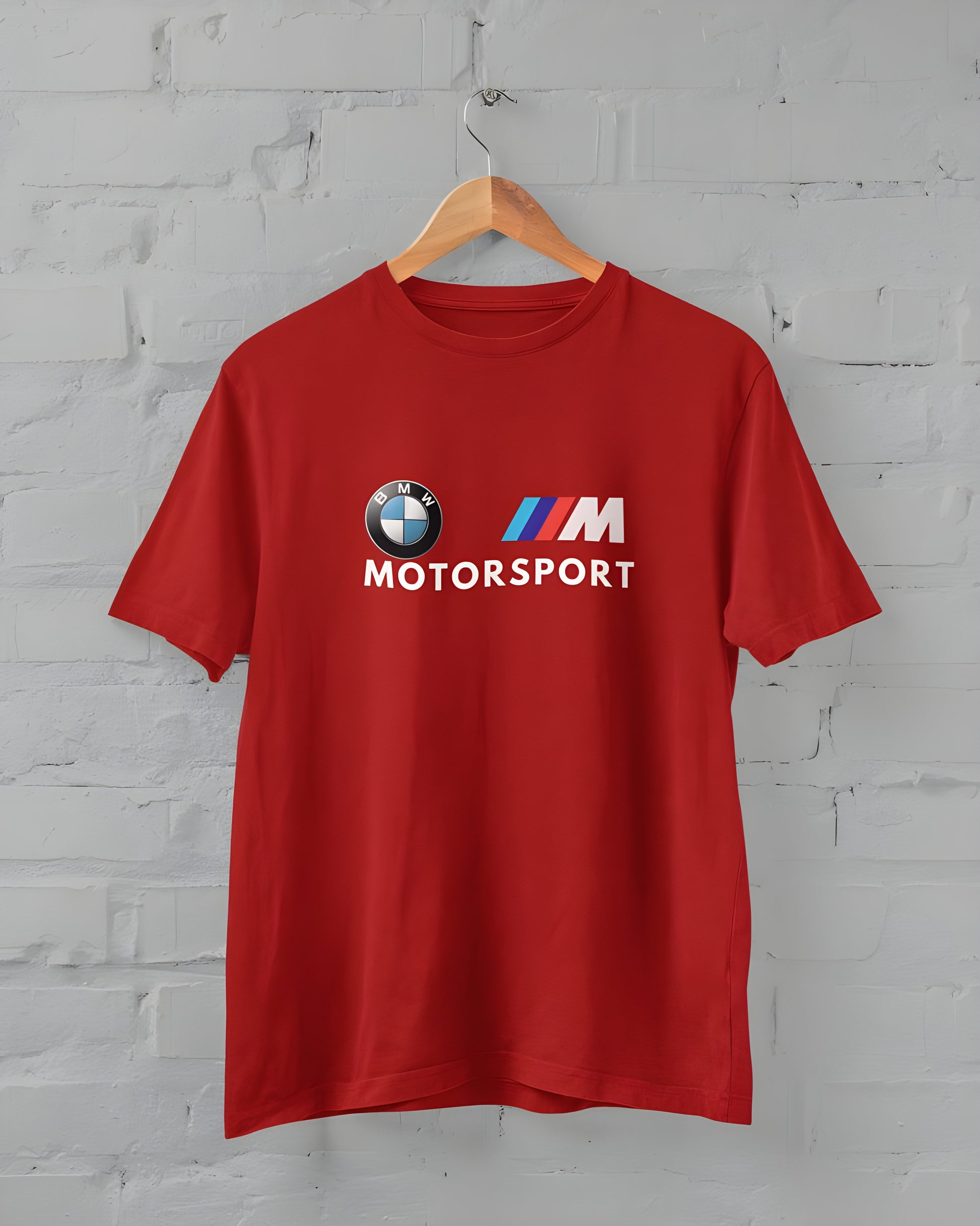 BMW Motorsport Printed Half Sleeve T-Shirt for Men