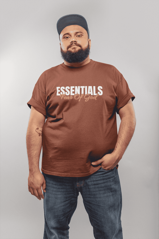 Essentials Plus Size T-Shirt Brick Red