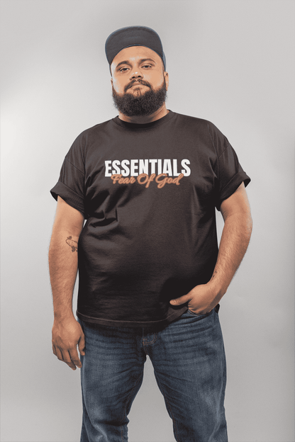 Essentials Plus Size T-Shirt Coffee Brown