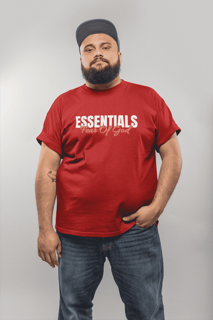 Essentials Plus Size T-Shirt Red