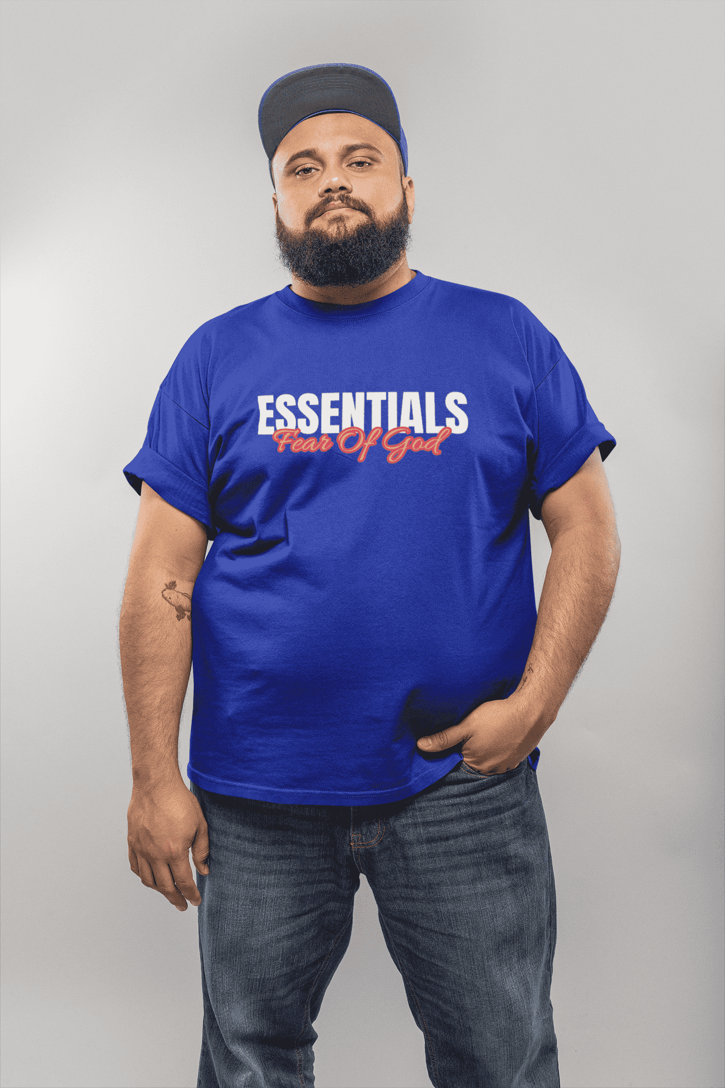 Essentials Plus Size T-Shirt Royal Blue